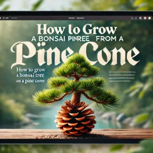 How to Grow a Bonsai Pine Tree from a Pine Cone